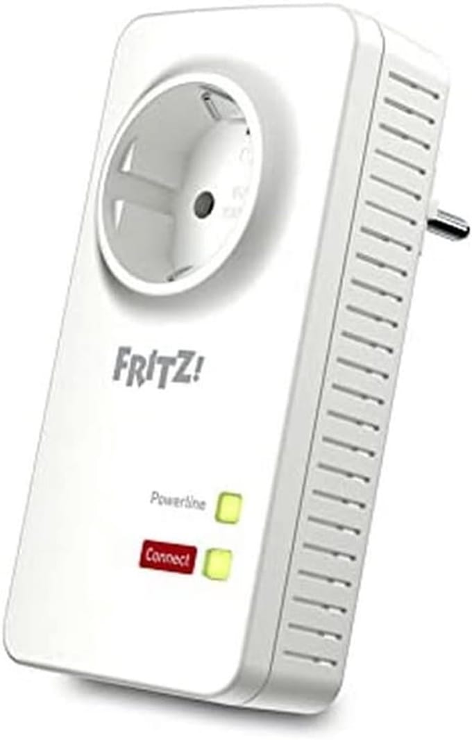 Powerline Adapter 1200 Mbit/s met 2 x Gigabit LAN voor NAS en HD Streaming