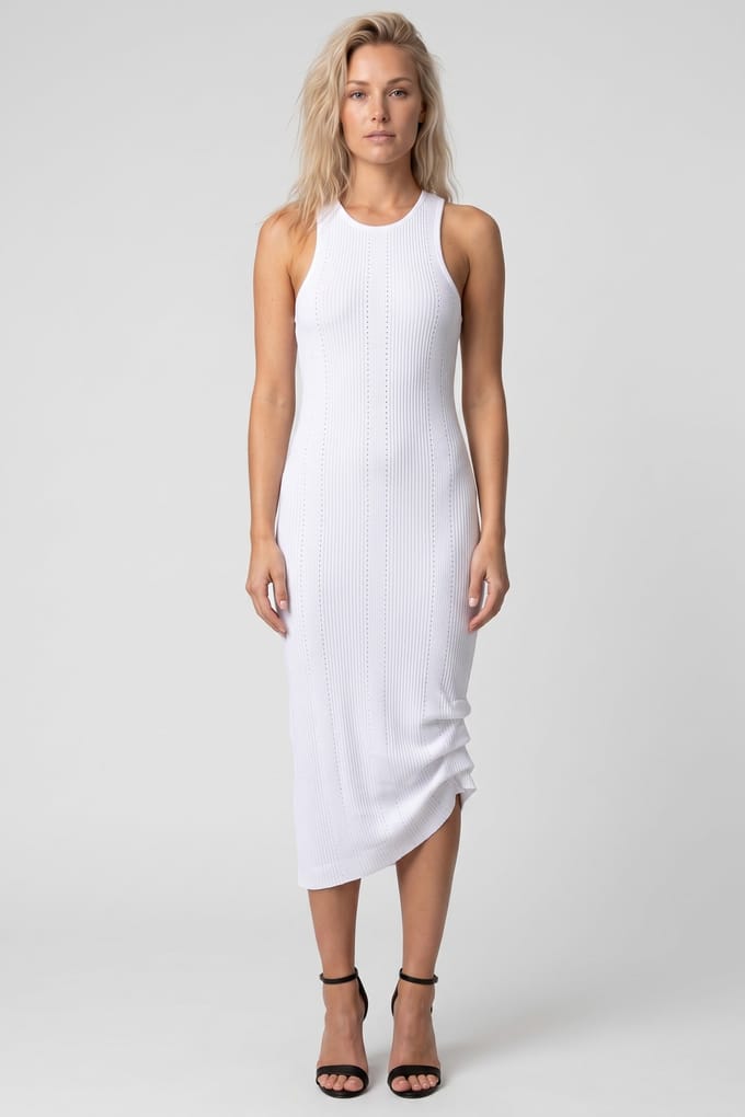IRO Paris Debbie Dress White Taglia: M | Abiti Midi Outlet | Donna | Bianco