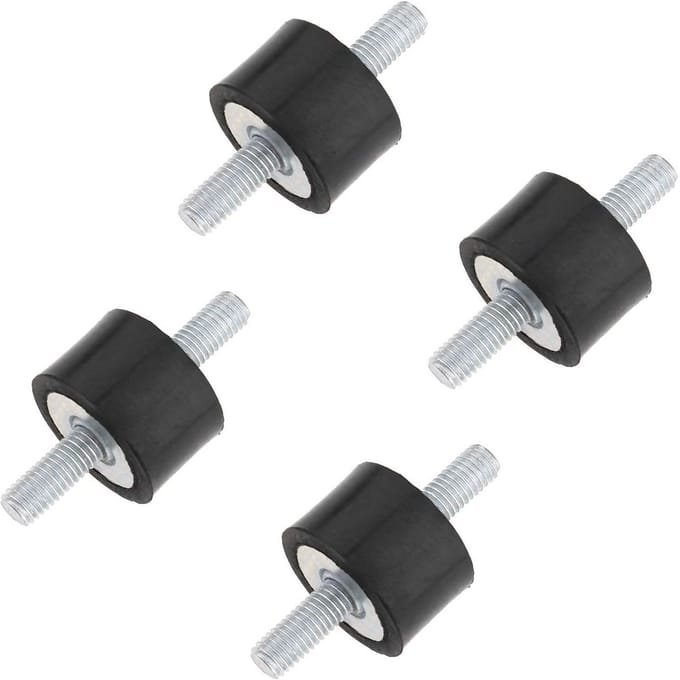Rubberen Schokdemper Isolator M8 30x20mm - 4 Stuks Schokdemper Mount Set voor Auto