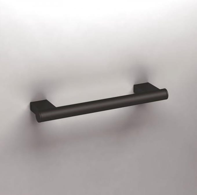 Design handgreep Lux mat zwart voor bad of douche