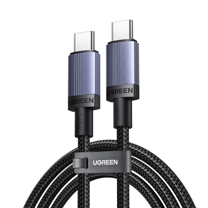 Ugreen Usb-C Naar Usb-C Kabel 240W 2M Voor Telefoons Computers Snel