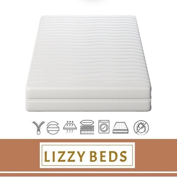 Budget Matras - Koudschuim HR25 - 14cm dik - Lizzybeds - 90x190cm