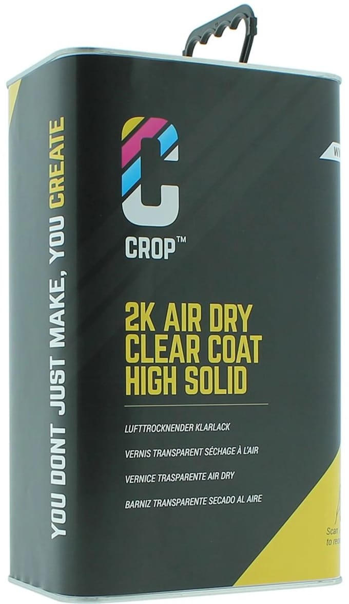 CROP 2K Luchtdrogende Blanke Lak HOOGGLANS - Blik 5 liter