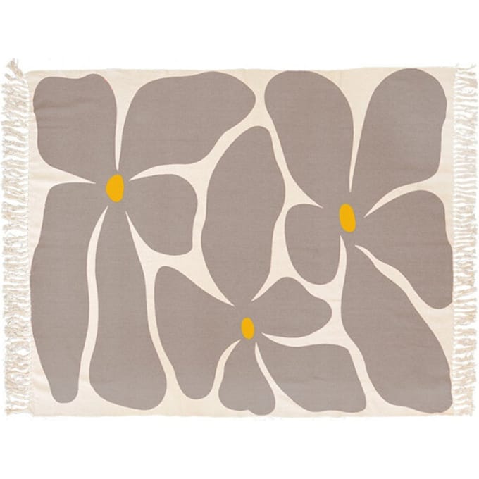 Unique Living - Plaid Melia Taupe -125x150cm