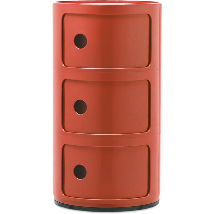 Kartell Componibili container - 3 elementen - amberkleurig