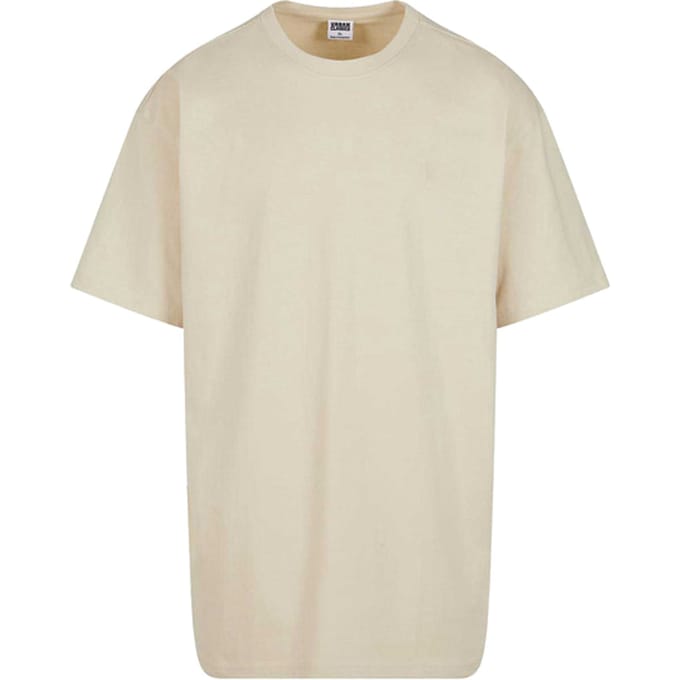 Urban Classics - Heavy Oversized Heren T-shirt - M - Creme