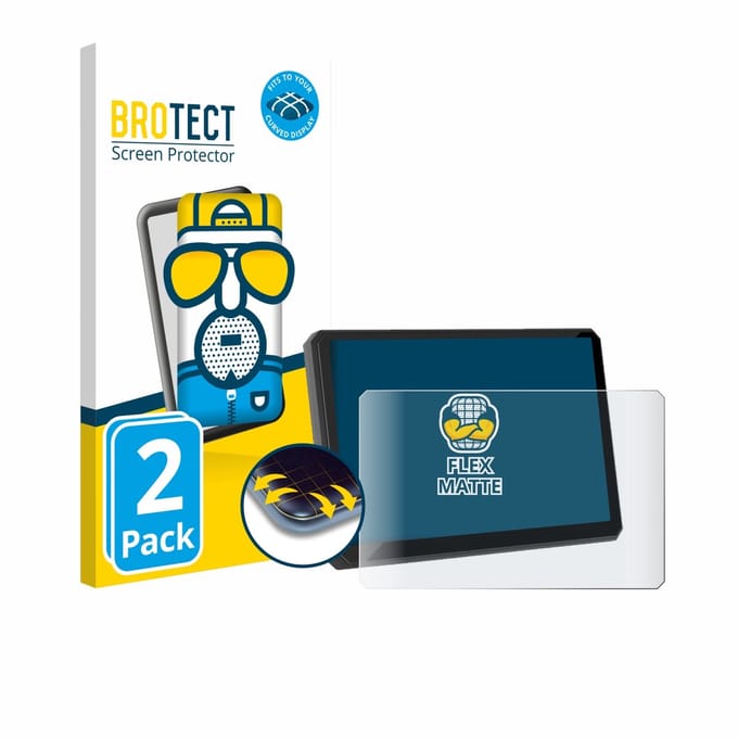 BROTECT - Screenprotector voor Carpuride W502BS Pro 5" - Folie Beschermfolie matte volledig dekking 2 Stuks