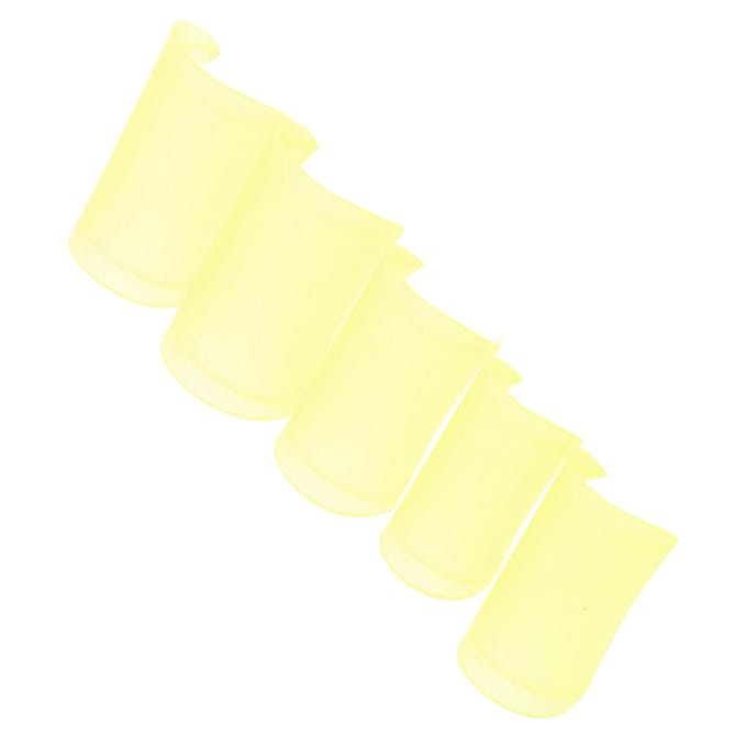 5 Stuks Fluit Membraan Beschermer ABS Traditioneel Chinees Instrument Accessoires DM?01Geel geel
