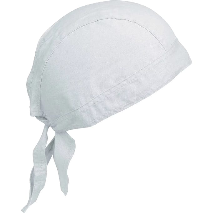 Bandana Unisex One Size K-up White 100% Katoen