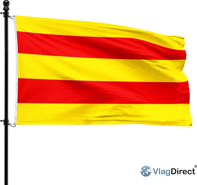 Gemeente Berloz vlag - 90 x 150 cm.