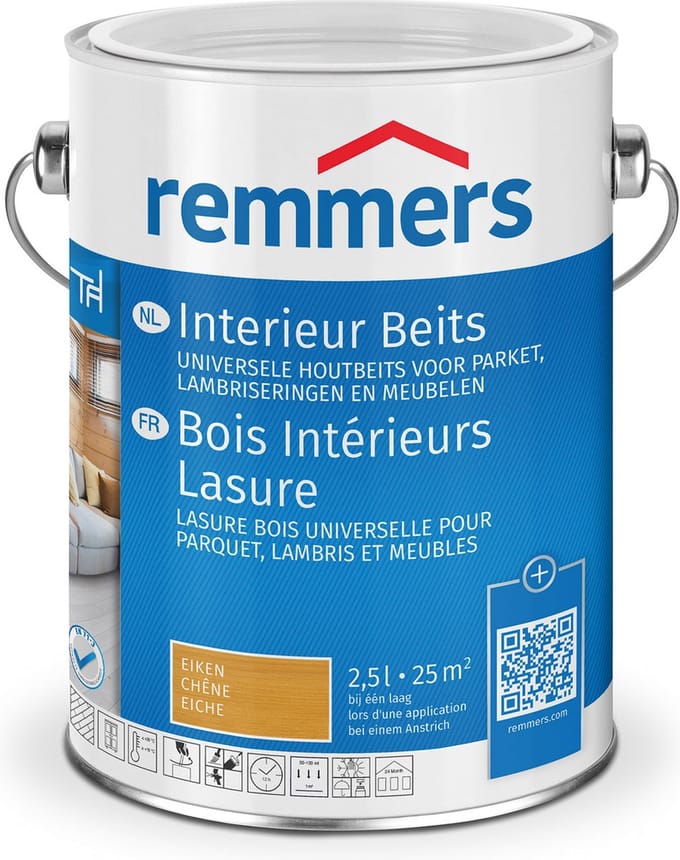 Interieur Lazuur eiken 2,5 liter