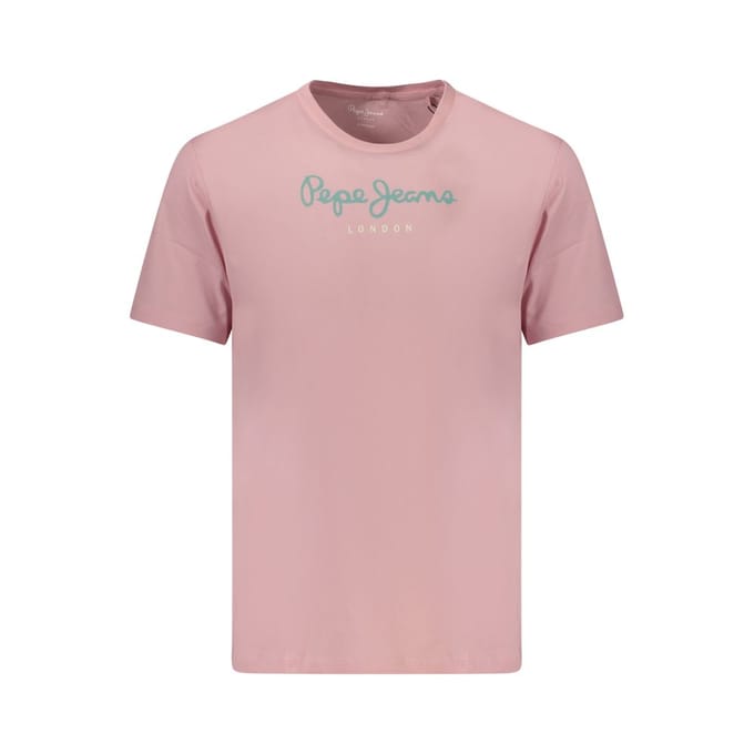 Pepe Jeans Eggo T-shirt Met Korte Mouwen Roze XL Man