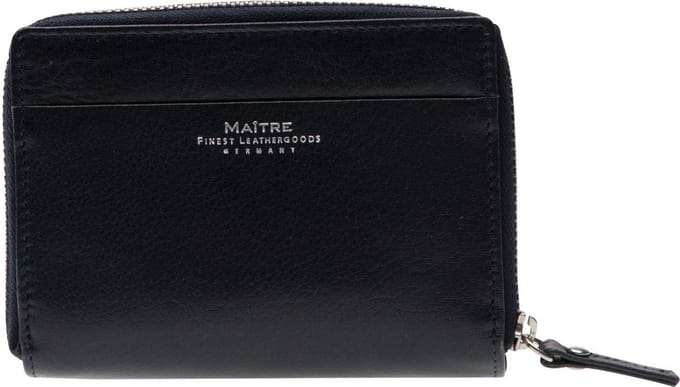 Maître Portemonnee Schwollen Diethilde Purse MH12FZ Black Zwart