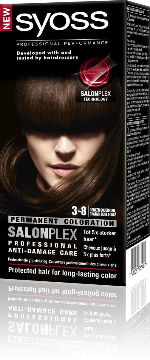 SYOSS Color baseline 3-8 Donker Goudbruin Haarverf - 1 stuk