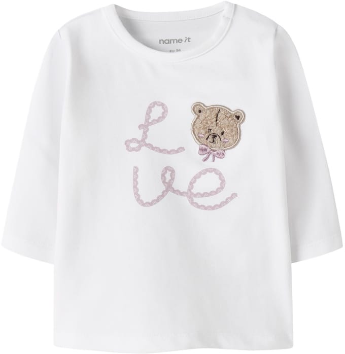 Name It Rissy T-Shirt - Maat 68 - Bright White