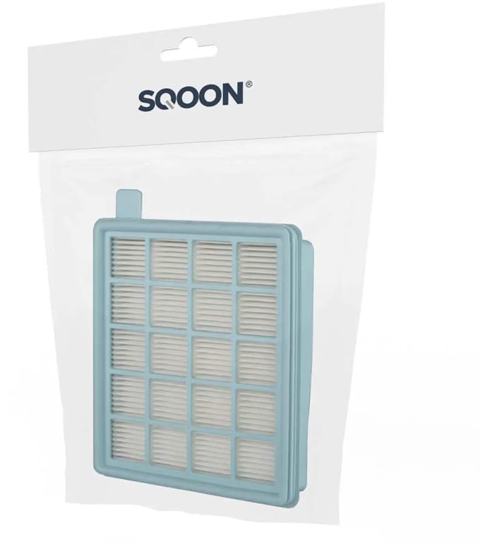 SQOON® - HEPA Filterset FC8058/01 geschikt voor Philips Power Pro Compact & PowerPro Active - Filters