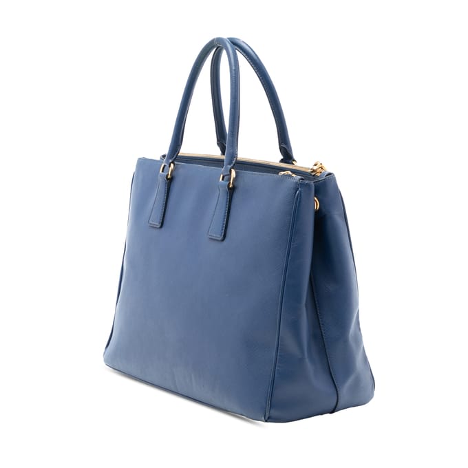 Tweedehands Grote Saffiano Lux Galleria Double Zip Tote