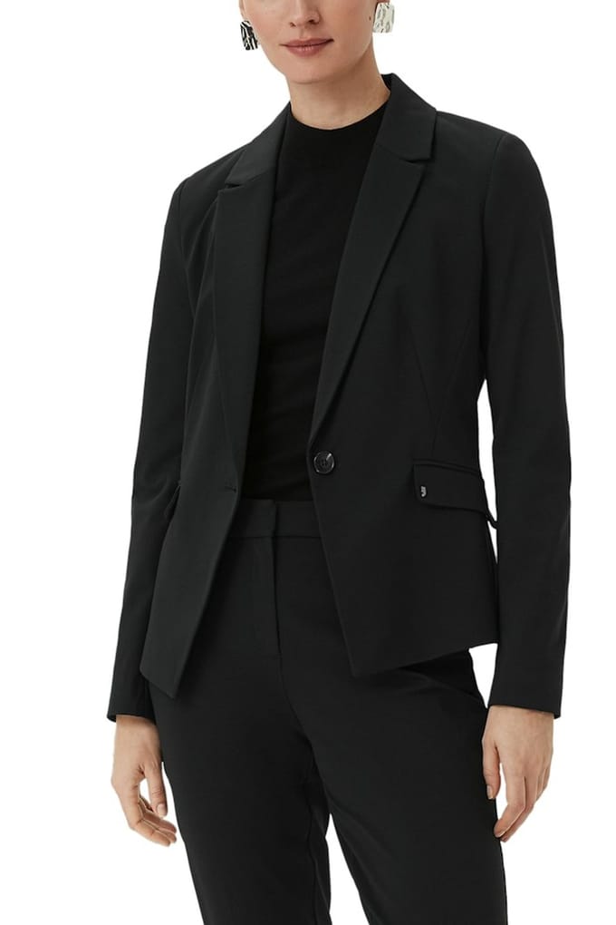Getailleerde Blazer in Viscose Mix Dames COMMA