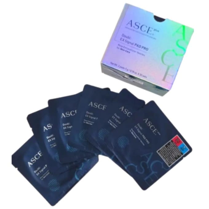 ASCEplus Doub Rose Exosoom Behandelingspads 3000ppm 30 Zakjes Huidverzorging gray