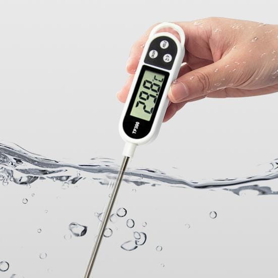 Thermomètre alimentaire numérique cuisine BBQ cuisson viande température mesure sonde outil beige