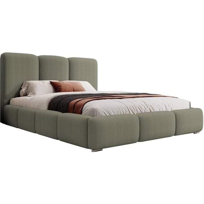 Bedframe Briar met opbergruimte ribstof 180x200 | NADUVI Collection