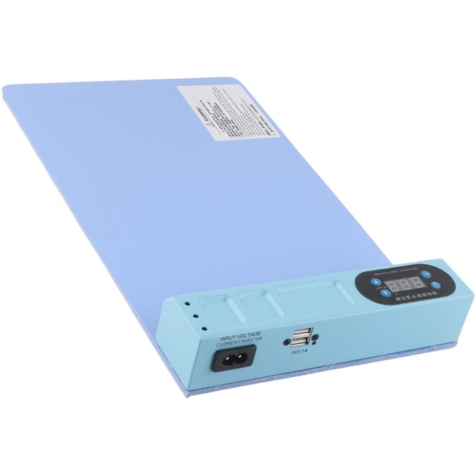 S‑918E LCD Blauw Scherm Splitter Verwarmingsplatform Separator Pad voor IPhone Scherm Vervanging Tool EU Stekker EU Plug