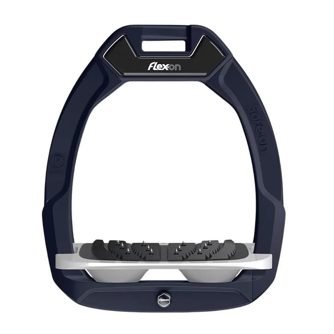 Veiligheidszool voor ruiterschoenen Schuin Grip Marine/Wit/Wit Flex-On Safe-On