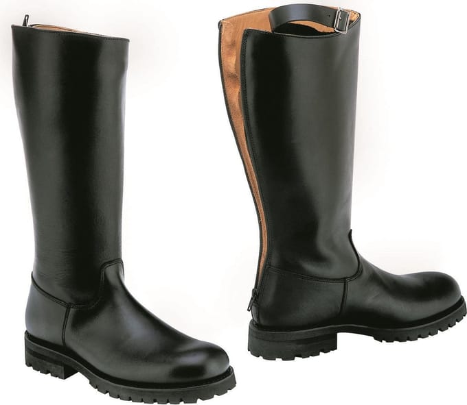 PATROL Motorlaars zwart rits achter maat 41