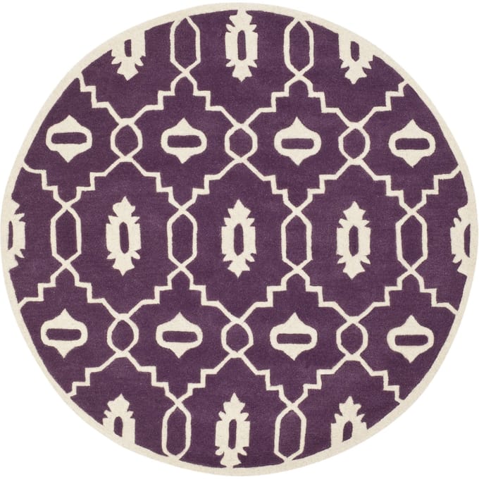Vloerkleed Mondello rond handgemaakt | Safavieh