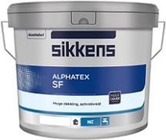 Sikkens Alphatex SF Mat RAL 7021 Zwartgrijs 1 Liter