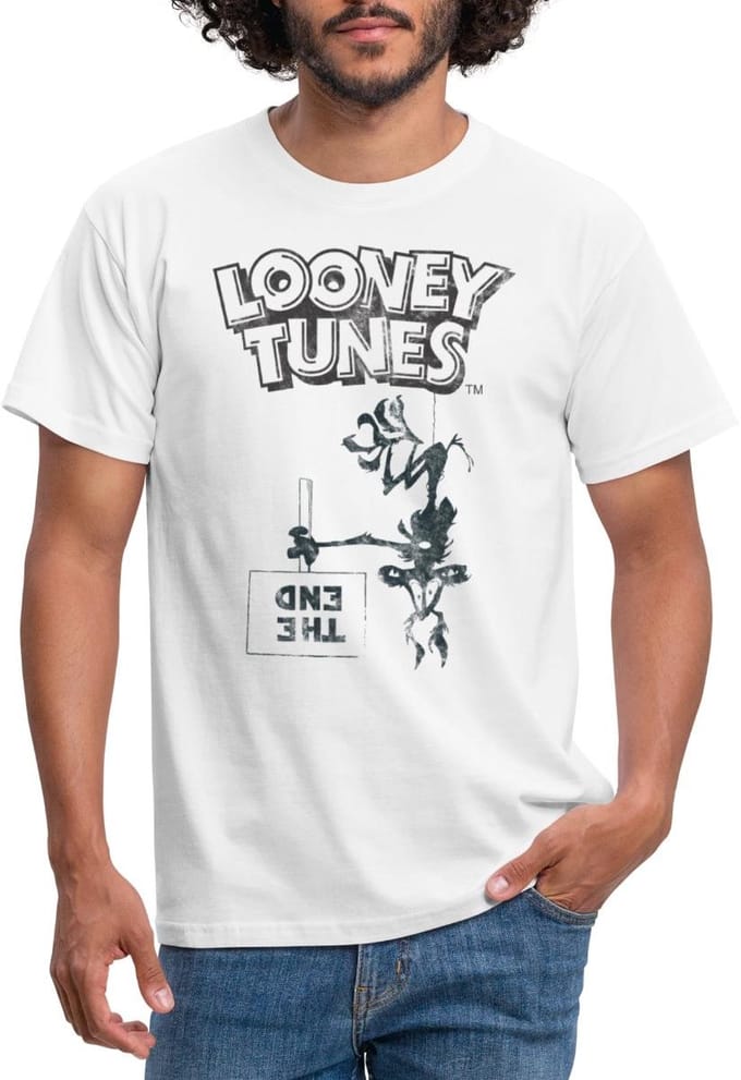 Looney Tunes Wile E. Coyote T-Shirt Heren