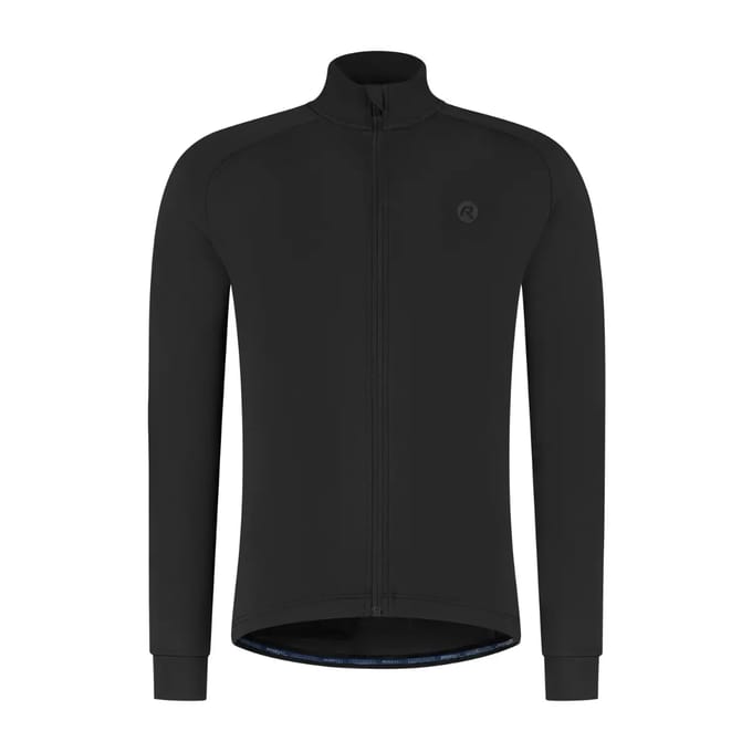 Rogelli Essential II Heren Fietsshirt - Lange Mouw - Zwart