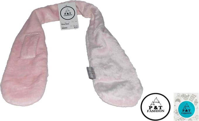 P&T Baby Doorsteek Sjaal - Licht Roze - 78 x 9cm