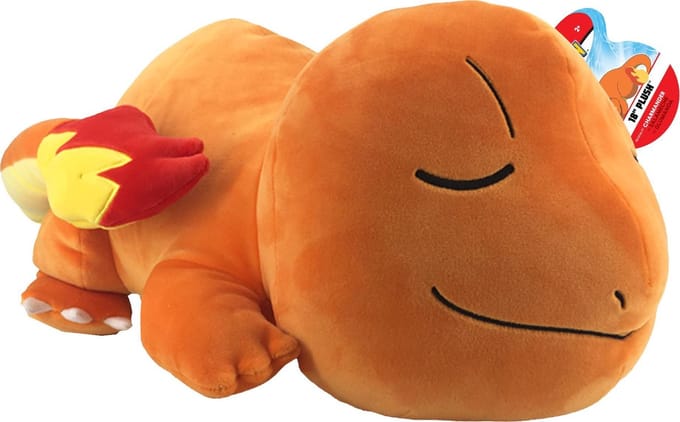 Pokemon Slapende Charmander 45cm Bekende knuffels