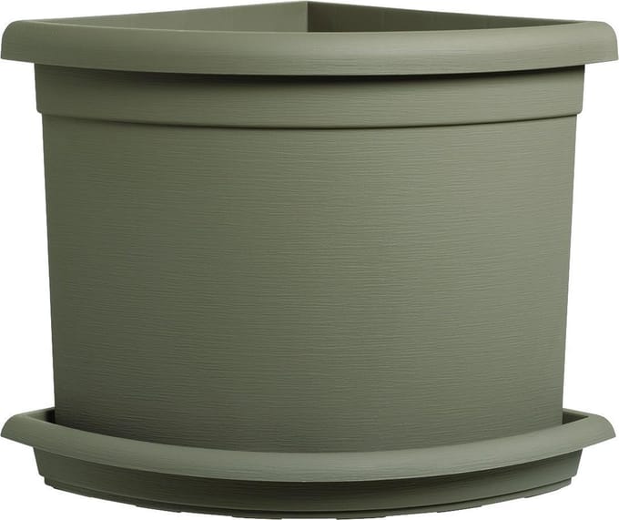 Elezza Kwart Plantenbak Decor Angolare L45 x B45 x H48 cm - Taupe