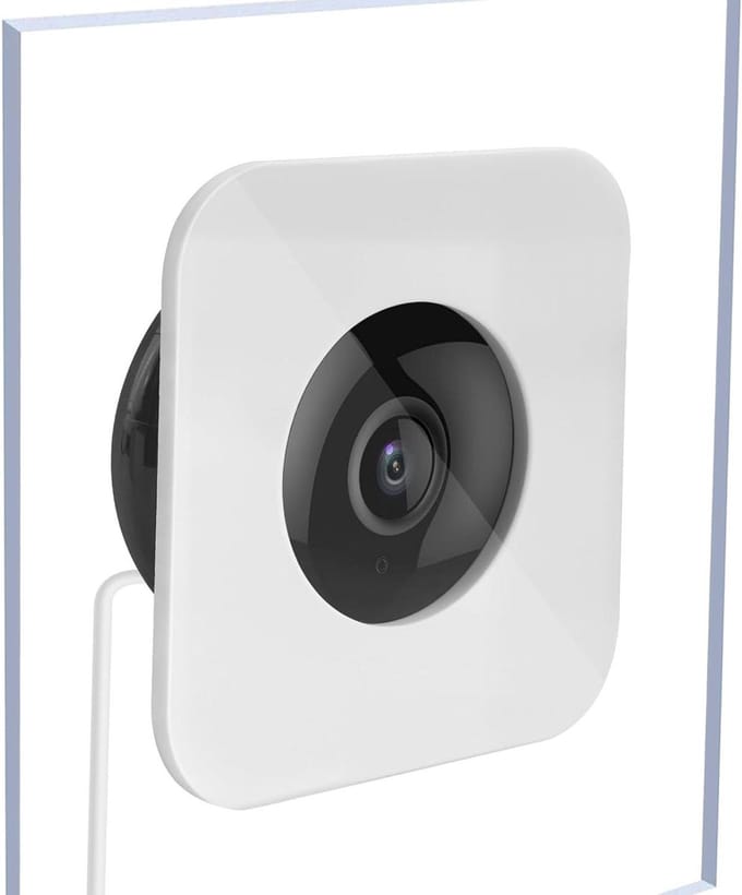 Raamhouders Set - Camera Bevestiging - Veilige Camera Plaatsing - Geen Boren Nodig - 2 Stuks - Wit