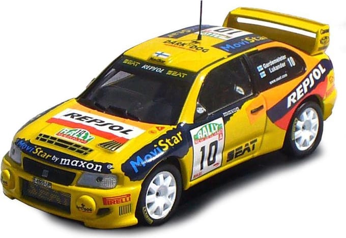Seat Cordoba WRC - Gardemeister & Lukander - miniatuur auto 1:43