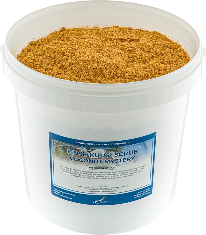 Kuusi Scrub Coconut Mystery 10 liter - Hydraterende Lichaamsscrub