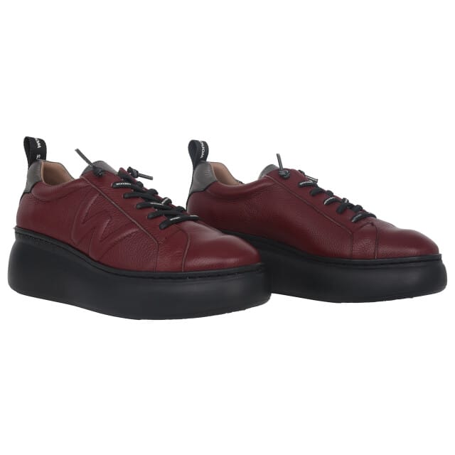 Wonders Dorita - dames sneaker - Rood - maat 35 (EU) 2 (UK)
