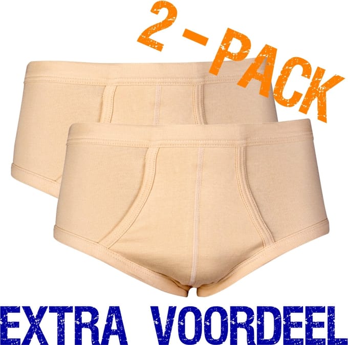 Beeren heren slip - maat XXL - 2-pack - huid