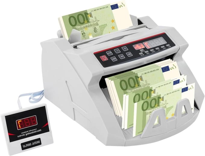 Geldtelmachine - Geldteller - Valsgeldscanner - Geld verwerking