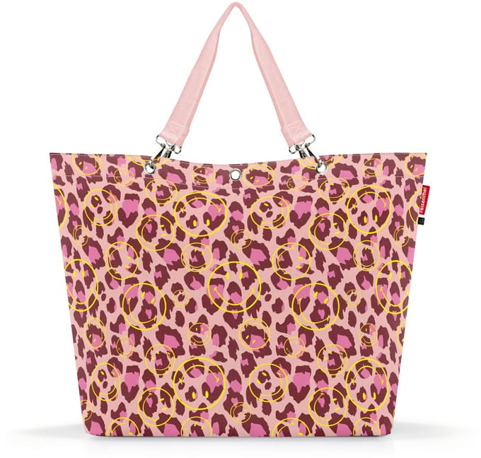 Reisenthel Shopper XL Strandtas Shopper - 35L - Smiley® Leo Blush Roze