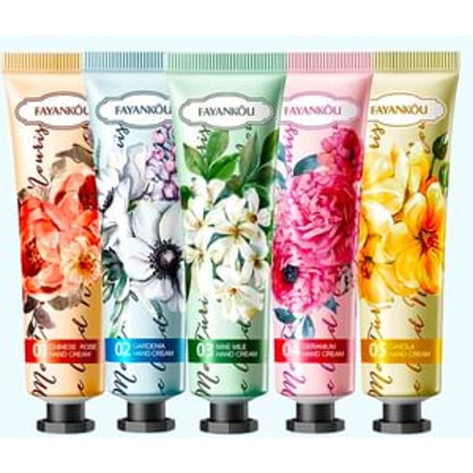 FAYANKOU - Moisturize Smooth Flower Hand Cream - 5 Types #Pelargonium