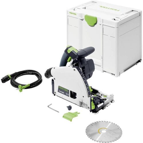 Festool TS 60 KEBQ-Plus Invalzaag Zaagdiepte 90° (max.) 60 mm Brushless 1500 W