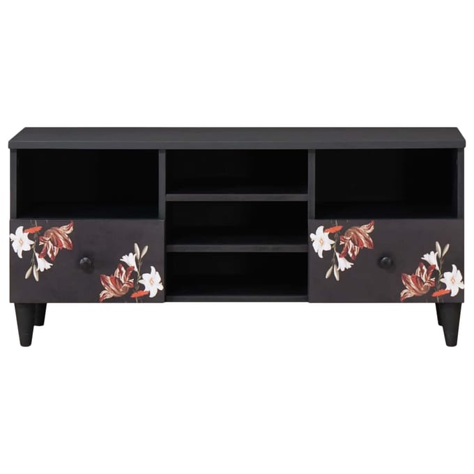 vidaXL - Opbergkasten - Multikleur - 100 - x - 33,5 - x - 46 - cm - Massief - Mango - Hout