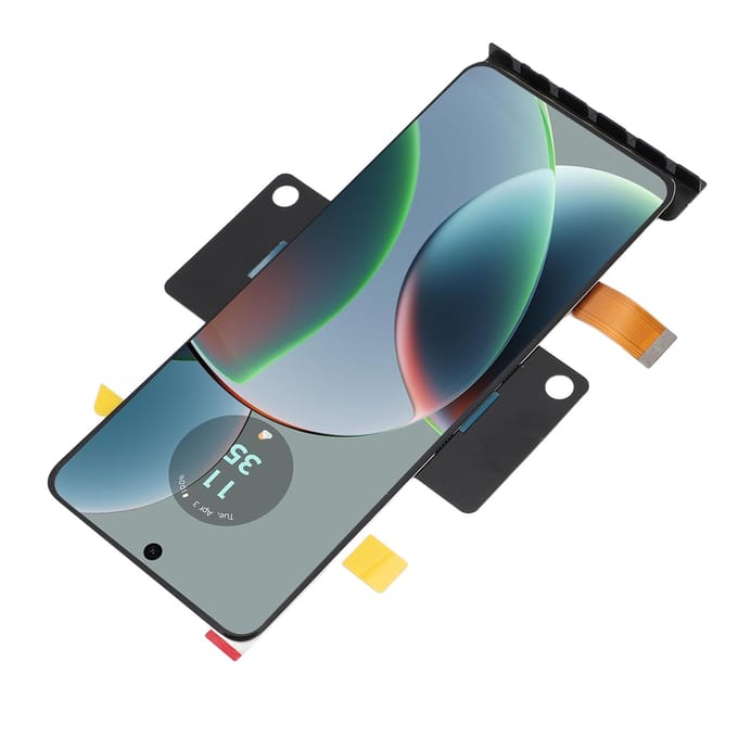 LCD Scherm Assemblage met Reparatieset LCD Display Vervanging Digitizer Kit voor Razr 40 Razr 40 Ultra black