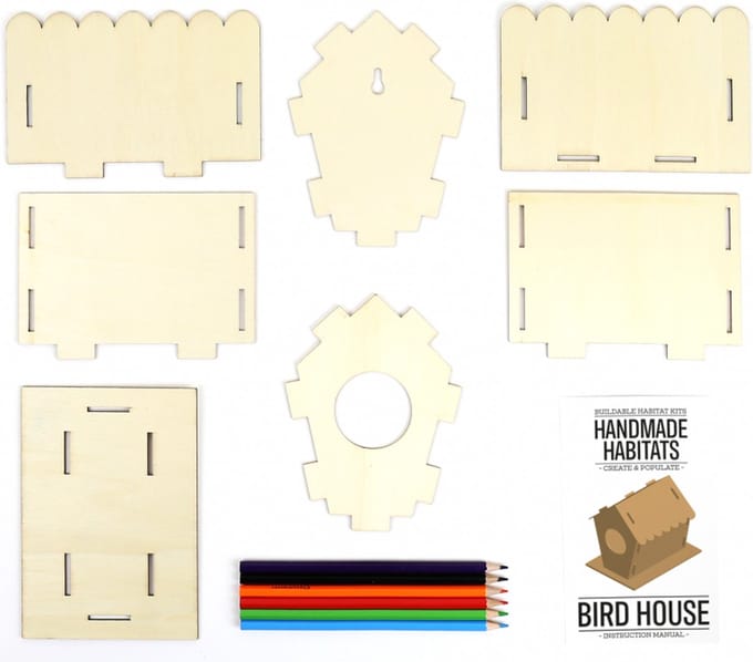Gift Republic Vogel Huis - bouwpakket