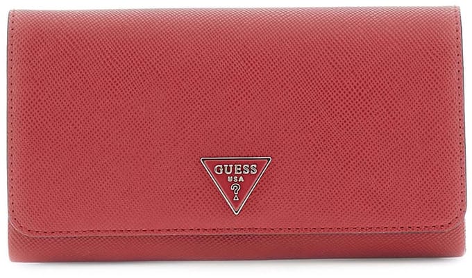 GUESS schoudertas Noelle II Xbody Flap Organizer Garnet donkerrood