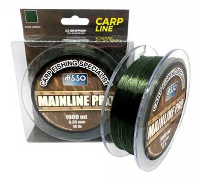 Asso Mainline Pro 1000 M Karperlijn Transparant 0.400 mm