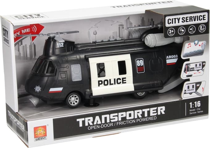Politie Helikopter met Licht en Geluid